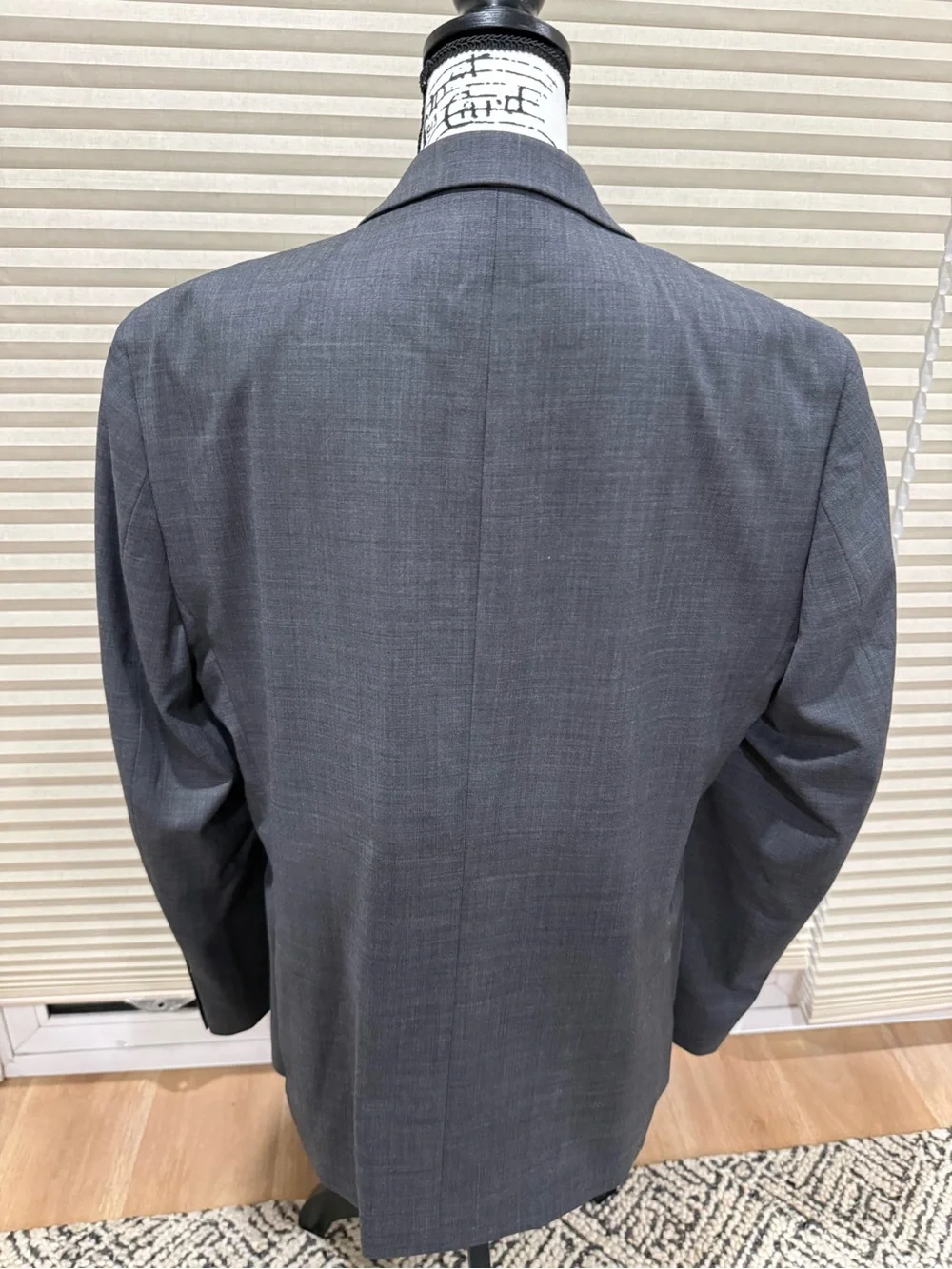 Original Penguin Charcoal Gray Single-Button Suit Jacket